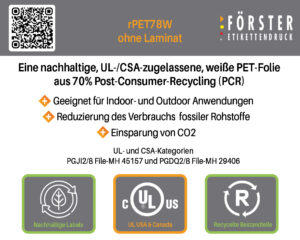 Sustainabke UL-Labels