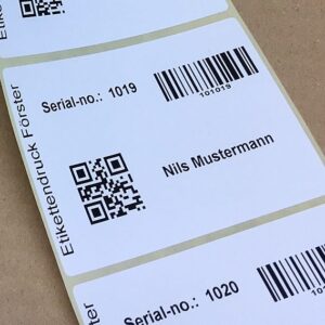 Logistics labels