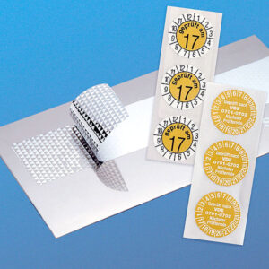 Security labels and test labels